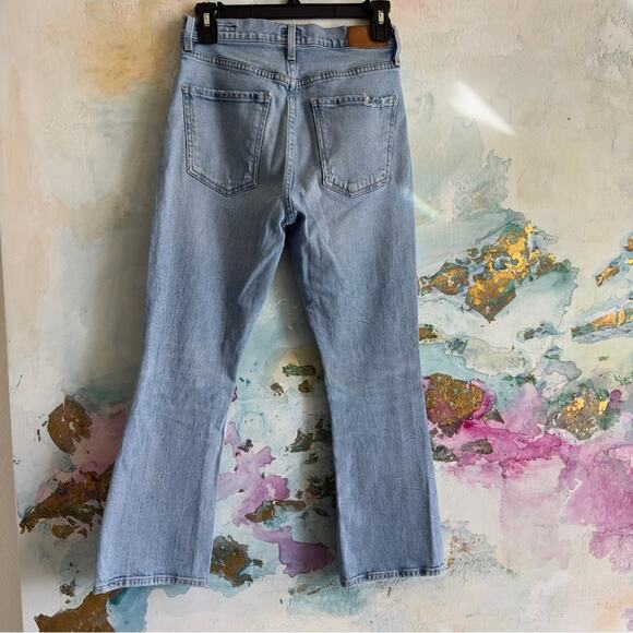 CITIZENS OF HUMANITY Demy Cropped Flare size 25 light wash distressed - Picture 8 of 14